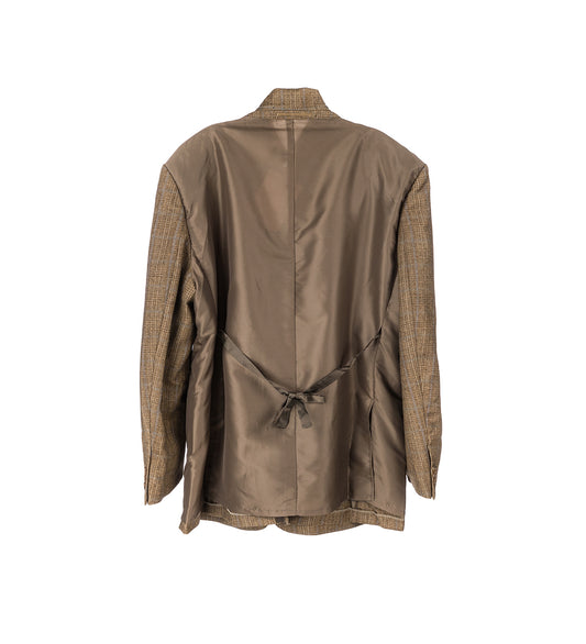 INSIDE OUT BLAZER BROWN/GREY