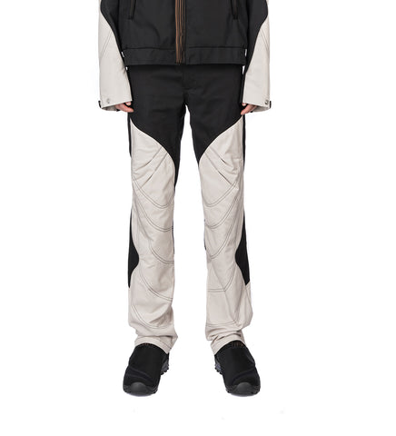 SOLIX ZIP TROUSER BLACK SABLE/SEEDPEARL