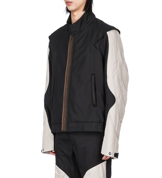 SOLIX JACKET BLACK SABLE/SEEDPEARL
