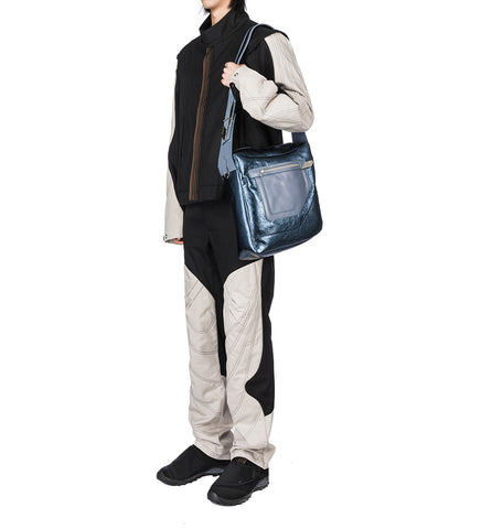 DELTUM LEATHER BAG MIDNIGHT/GREY