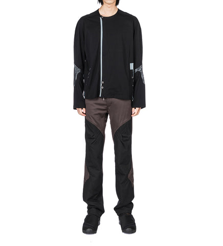 SOLIX ZIP TROUSER CALLISTO BROWN/BLACK SABLE