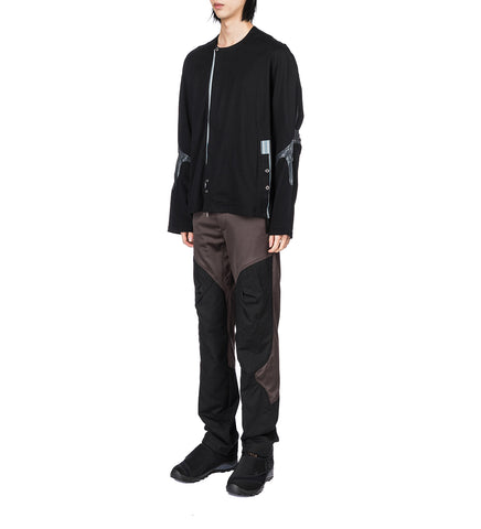 SOLIX ZIP TROUSER CALLISTO BROWN/BLACK SABLE