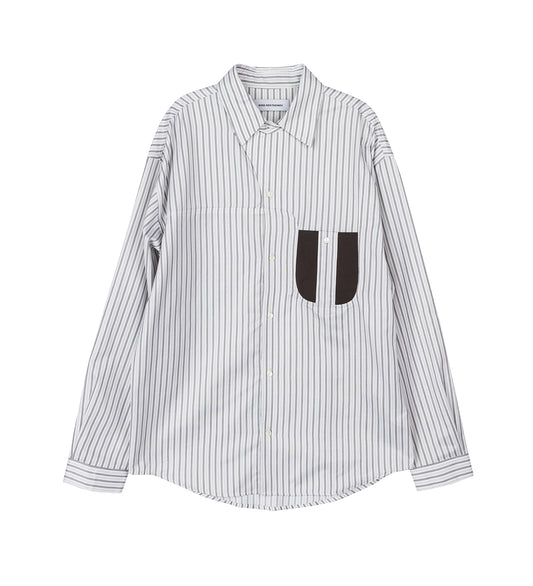 VECA PANELLED SHIRT KHAKI/BEIGE