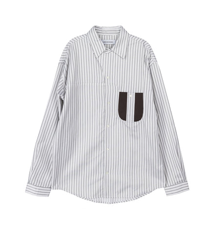 VECA PANELLED SHIRT KHAKI/BEIGE