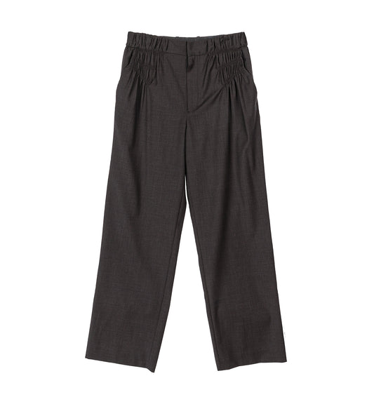 MINNA GATHERED TROUSER UMBER BROWN