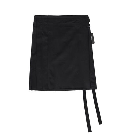 MANE KNEE LENGHT KILT BLACK