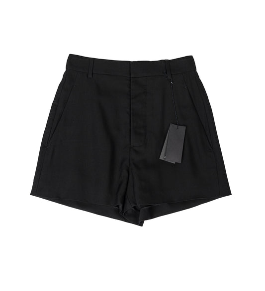 STINE HIGH WAIST TAILORED SHORTS BLACK