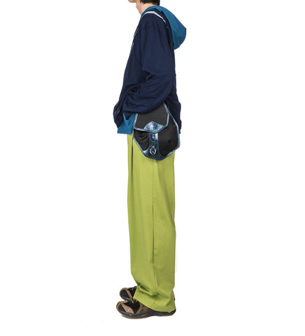 NAVIN WIDE TROUSER CHARTREUSE