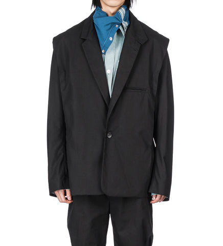 NAVIN K-DART BLAZER BLACK SABLE