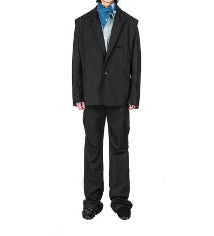 NAVIN K-DART BLAZER BLACK SABLE
