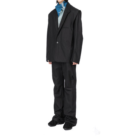 NAVIN K-DART BLAZER BLACK SABLE