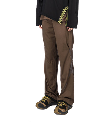 ALEC K-DART JERSEY TROUSER BROWN