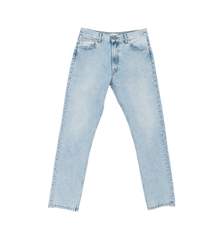 DENIM PANTS WITH LOGO LIGHT BLUE