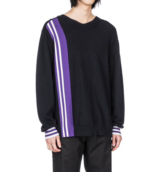 OSTRO JUMPER DEEP BLACK / PURPLE / BLUE