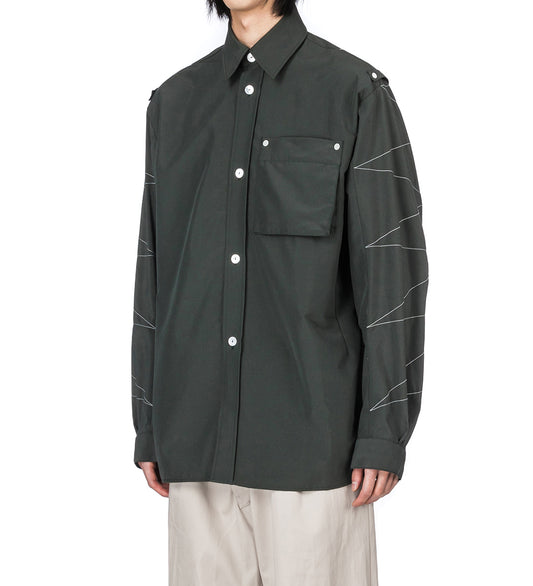 SOLVA SHIRT ROISIN GREEN