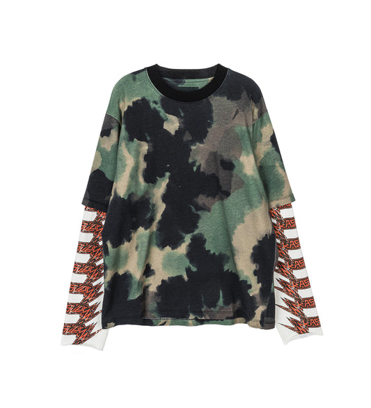 METAL LS TEE SHIRT GREEN