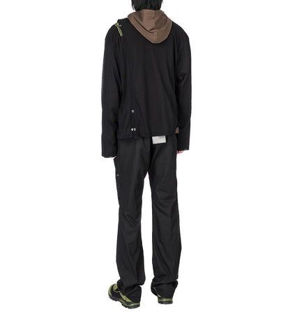 INEX HOODED TOP BROWN/BLACK