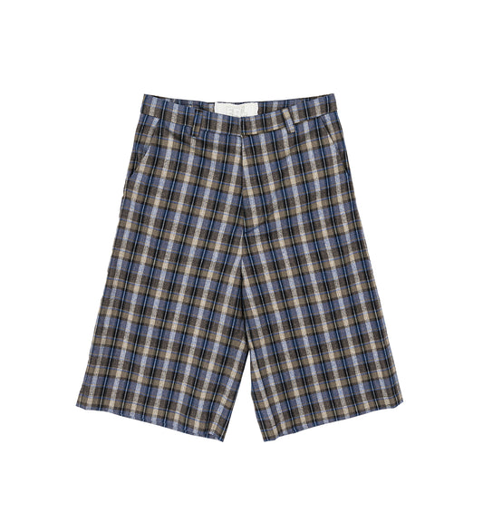 SHORTS GREY CHECK