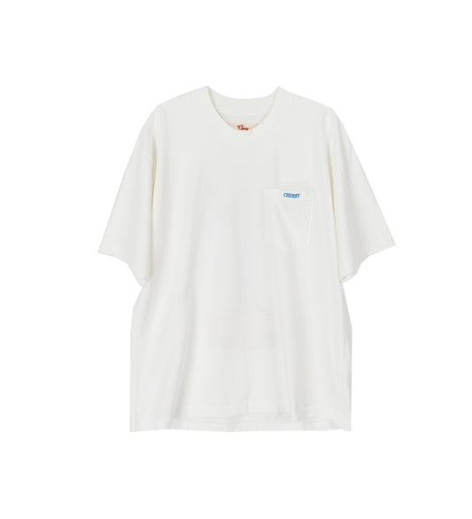 WHERE THE WEST BEGINS CLASSIC POCKET TEE WHITE