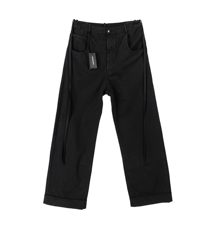 MICHAEL 5-POCKETS HIGH COMFORT TROUSERS BLACK