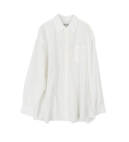BORROWED SHIRT CLOUD WHITE SILCOT WEAVE