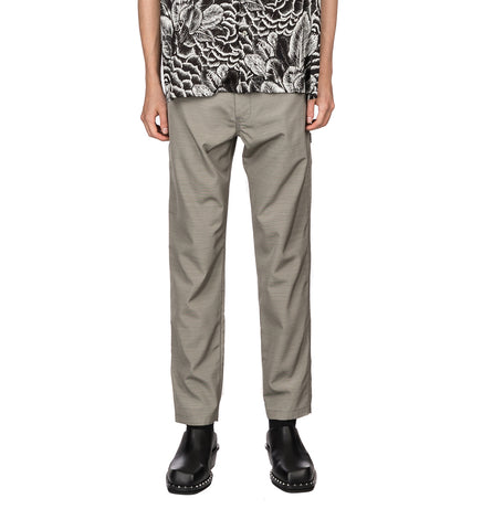 4SDESIGNS CARPENTER PANTS MICRO HOUNDSTOOTH
