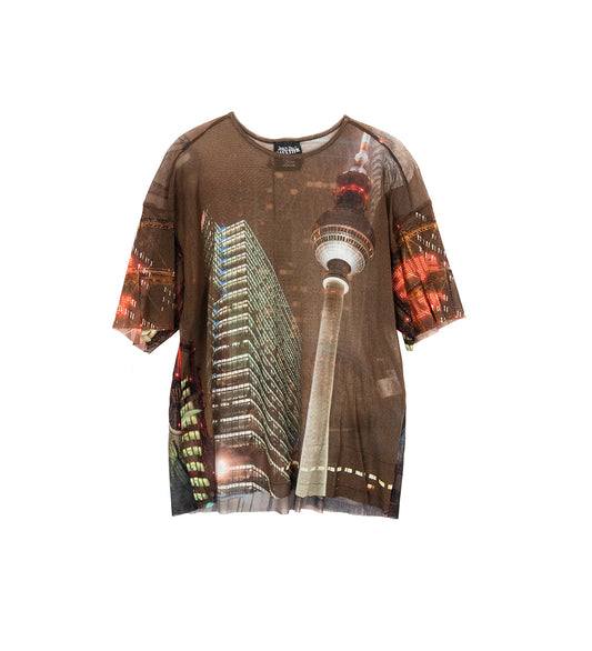 JEAN PAUL GAULTIER X SHAYNE OLIVER THE CITY OVERSIZED TEE