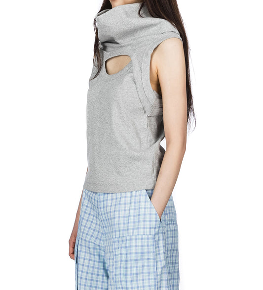 DISCHARGE TOP GREY