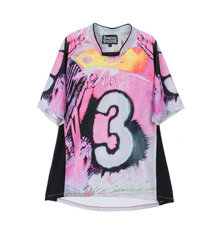 SPORT LOOSE FIT SHORT SLEEVE TOP PINK