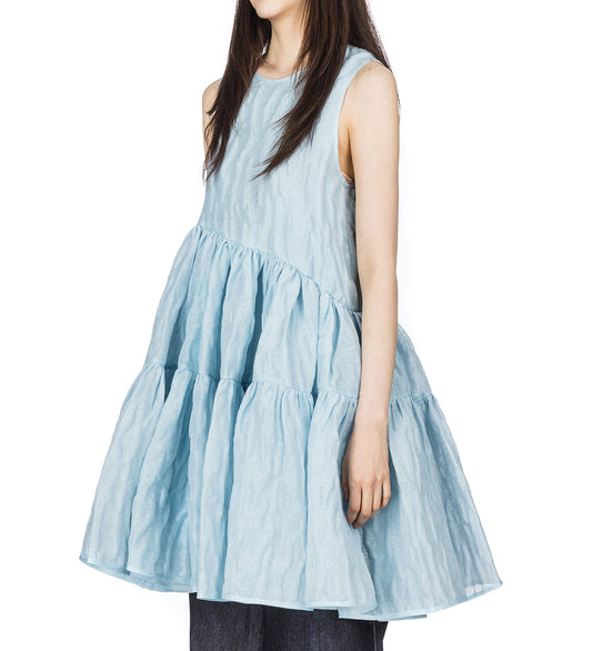 ABIGAIL DRESS MISTY BLUE