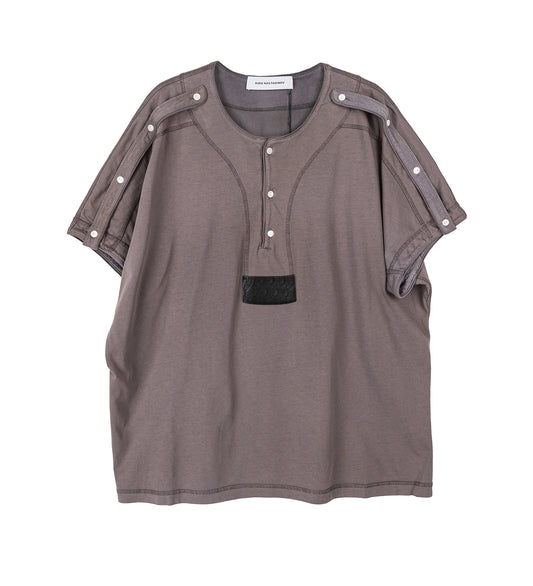 SARGO SHORT SLEEVE HENLEY IRIS
