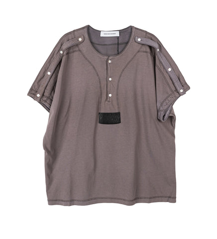 SARGO SHORT SLEEVE HENLEY IRIS