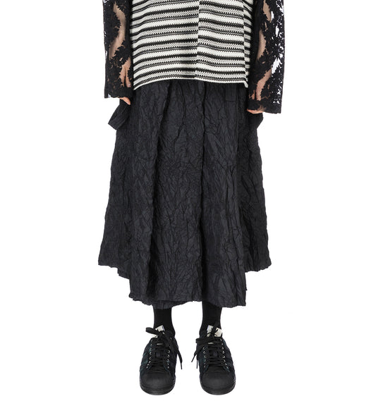 PLEATED SKIRT BLACK