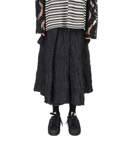 PLEATED SKIRT BLACK