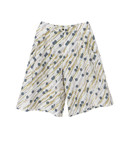 NORO WIDE SHORTS FLORAL BRUSH