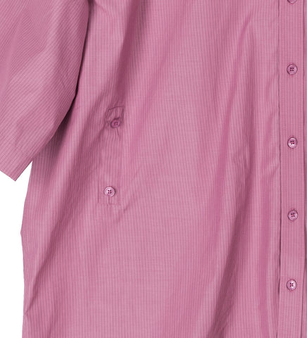 BOXY WRAP SHIRT PURPLE/BLACK STRIPE