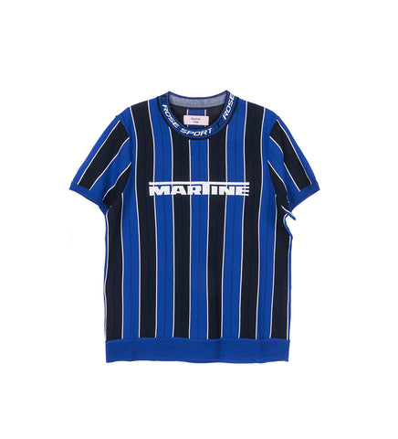 LOGO TIGHT T-SHIRT BLUE