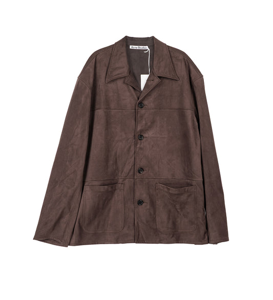 SOCHO FAUX SUEDE CHOCOLATE BROWN