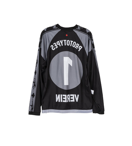 INSIDE OUT FOOTBALL LONG SLEEVE GREY