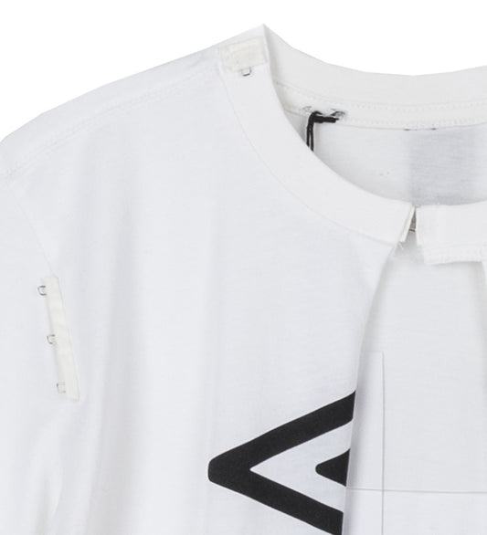 HOOK AND BAR TEE WHITE