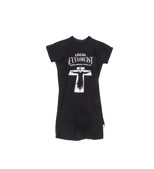 MINI ROMPER PRINT BLACK