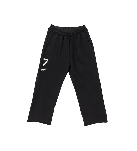 CROPPED SWEATPANTS BLACK