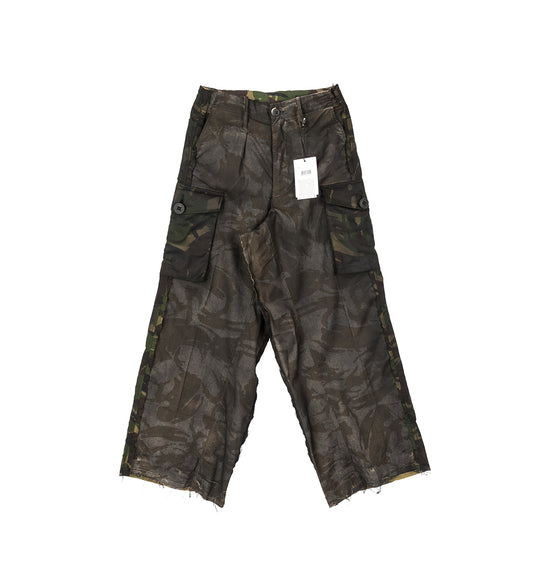 NEW JEANS OVERDYED CAMO PANTS CAMO