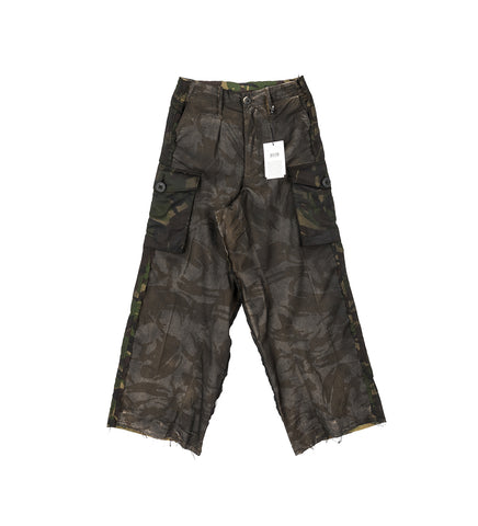 NEW JEANS OVERDYED CAMO PANTS CAMO