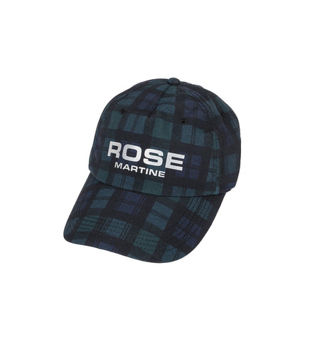 NYLON CAP BLACK TARTAN
