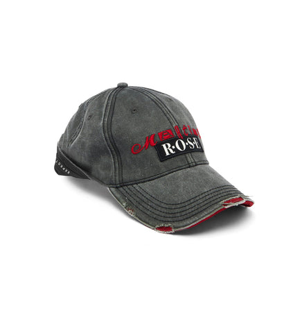ROLL BACK CAP GREY/RED