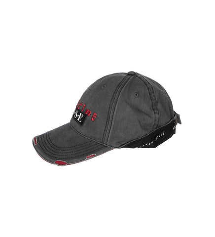 ROLL BACK CAP GREY/RED
