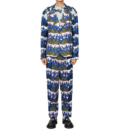 TWISTED SUIT JACKET BLUE RUNNERS