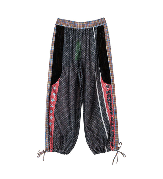 BASKETBALL TRACK PANTS RED MULTI