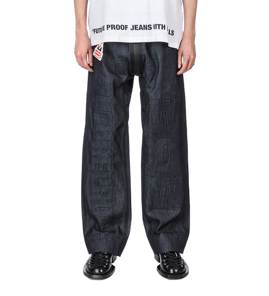 WALTER VAN BEIRENDONCK X G-STAR BASIC JEANS WITH BALLS RAW DENIM